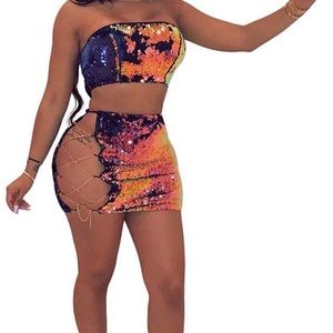 BRAND NEW!!!Medium sparkle 2 pc